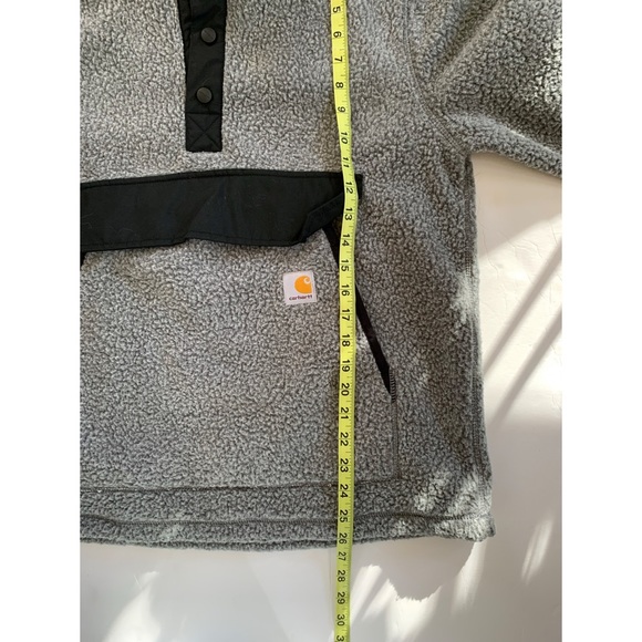 Carhartt RELAXED FIT FLEECE SNAP FRONT JACKET Size small - Picture 6 of 8